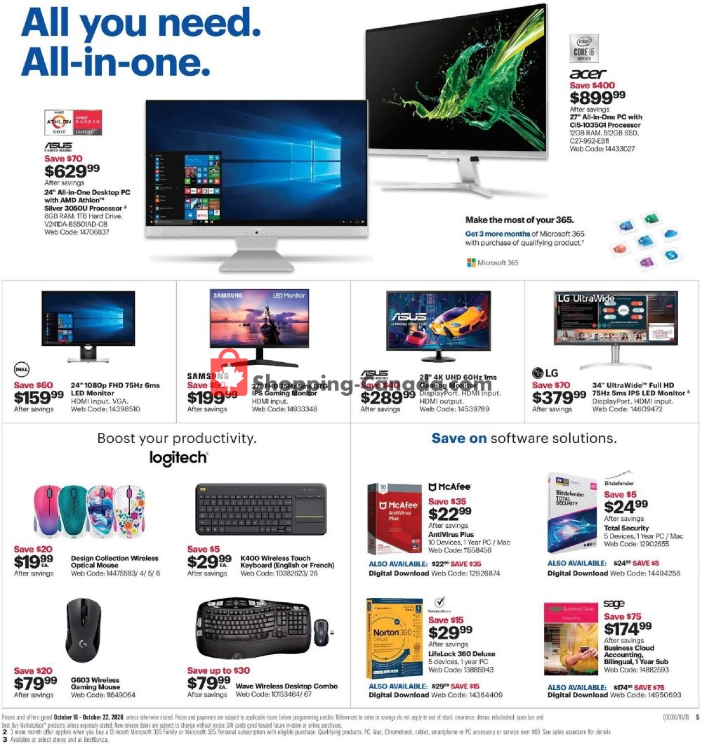 Best Buy flyer from Friday October 16, 2020 to Thursday October 22, 2020 - page 11