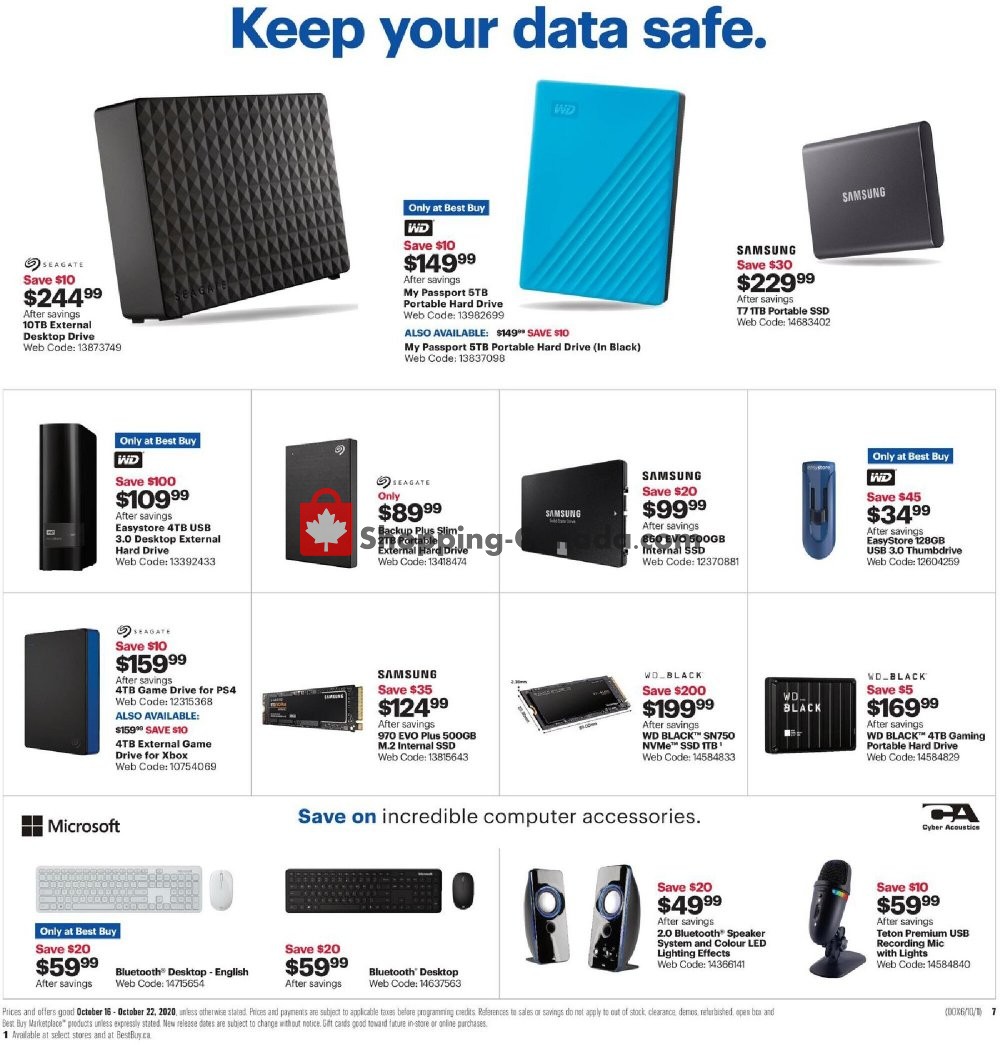 Best Buy flyer from Friday October 16, 2020 to Thursday October 22, 2020 - page 13