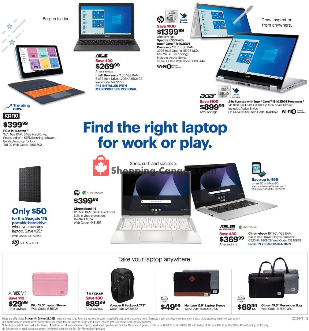 Best Buy flyer from Friday October 16, 2020 to Thursday October 22, 2020 - page 9