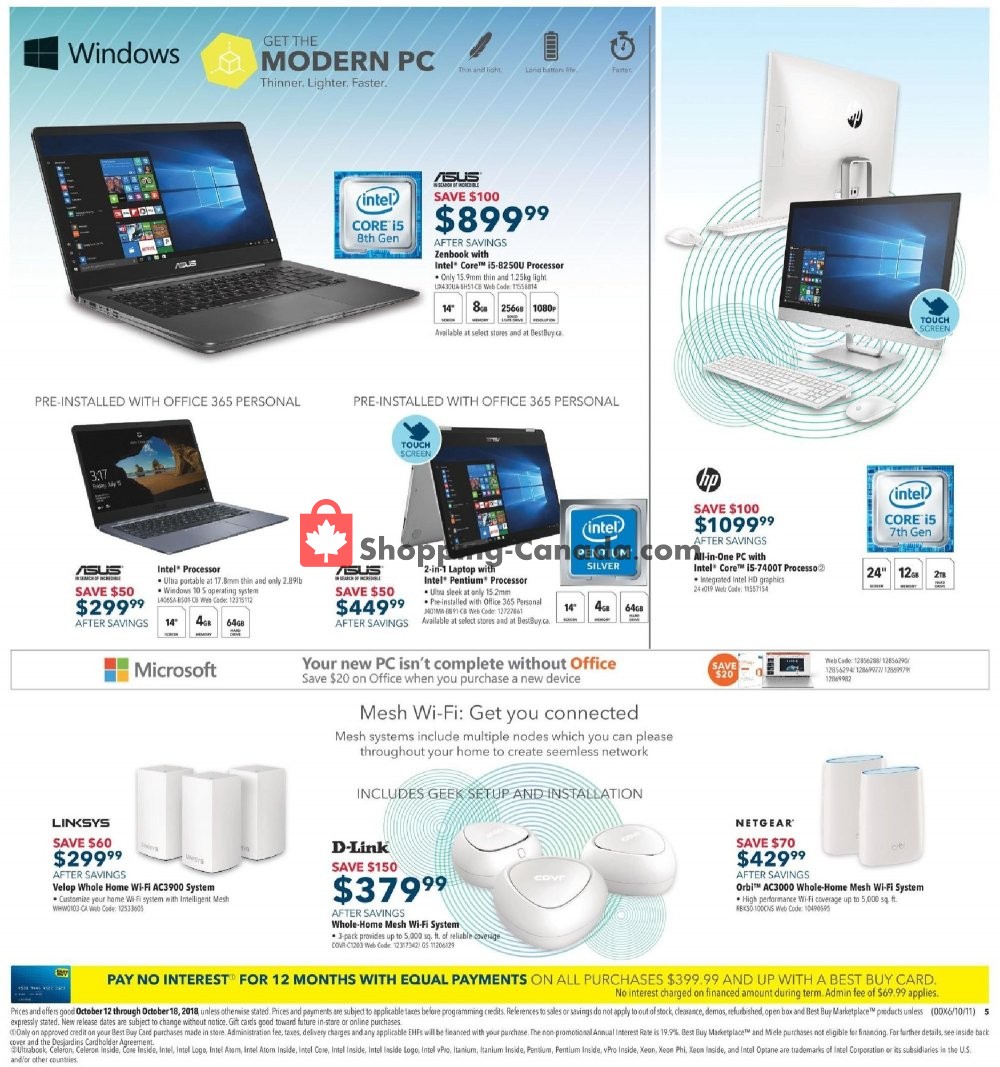 Best Buy flyer from Friday October 12, 2018 to Thursday October 18, 2018 - page 12