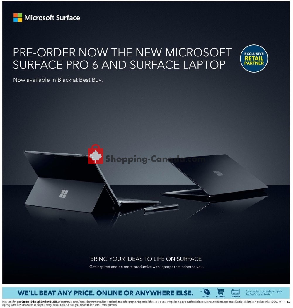 Best Buy flyer from Friday October 12, 2018 to Thursday October 18, 2018 - page 13