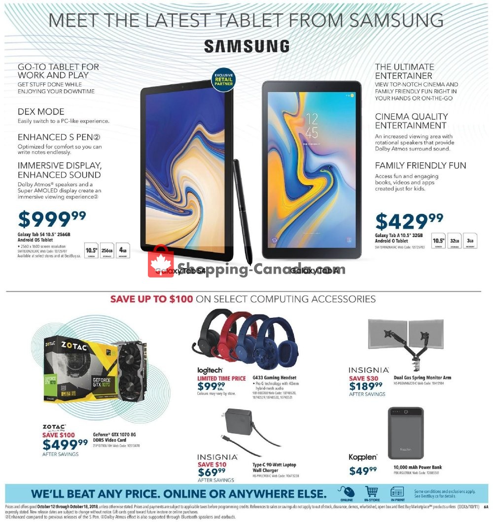 Best Buy flyer from Friday October 12, 2018 to Thursday October 18, 2018 - page 15