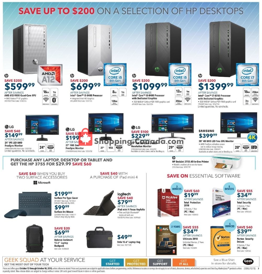 Best Buy flyer from Friday October 12, 2018 to Thursday October 18, 2018 - page 16