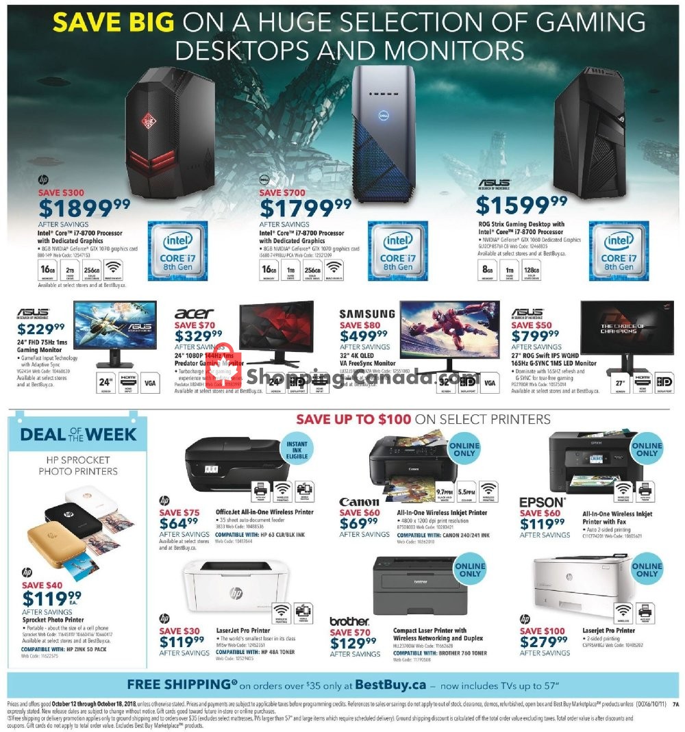 Best Buy flyer from Friday October 12, 2018 to Thursday October 18, 2018 - page 17