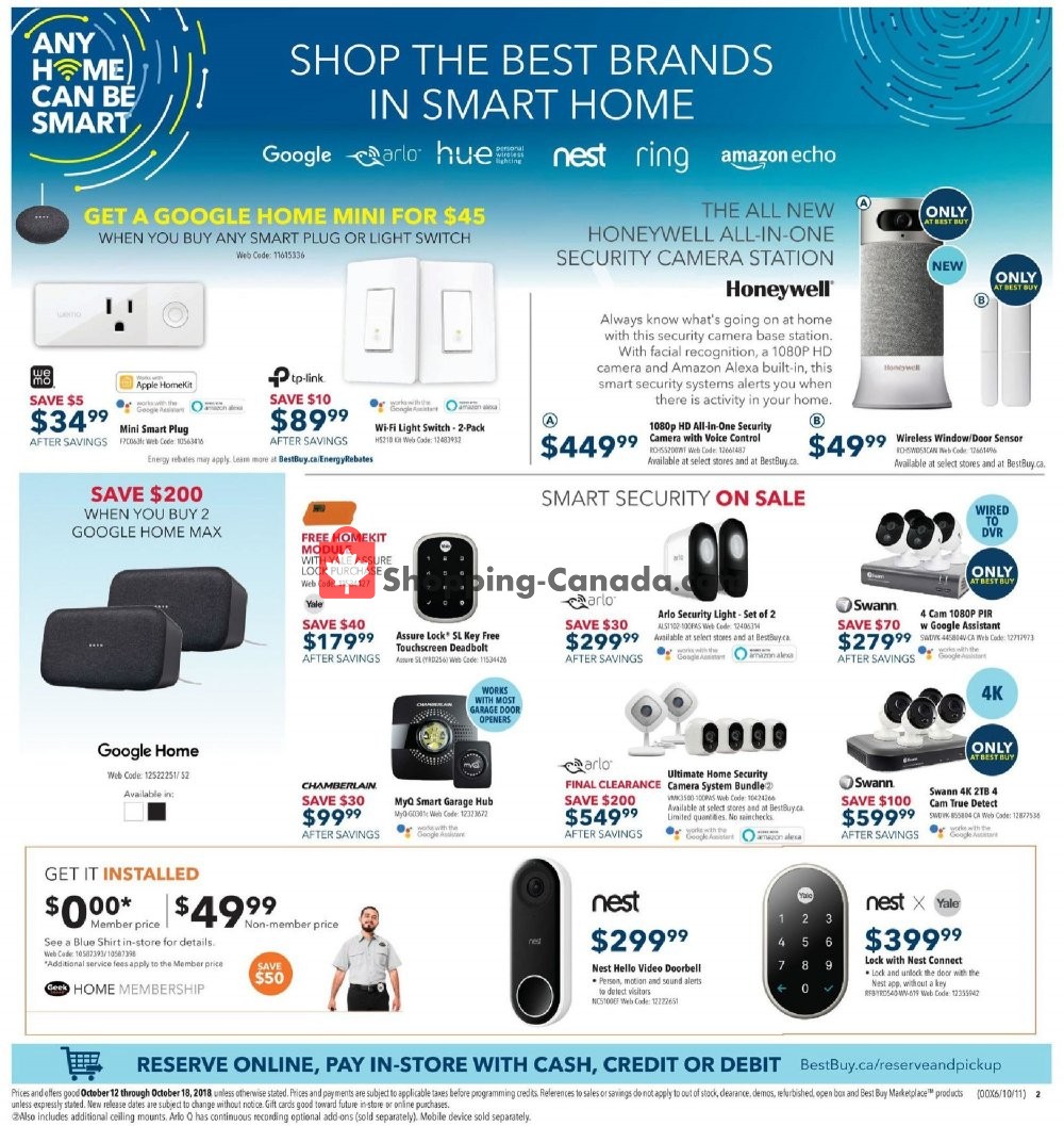 Best Buy flyer from Friday October 12, 2018 to Thursday October 18, 2018 - page 3