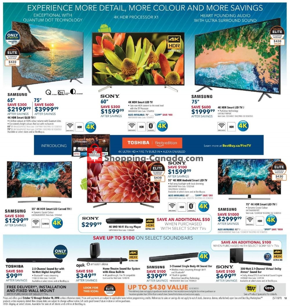 Best Buy flyer from Friday October 12, 2018 to Thursday October 18, 2018 - page 33