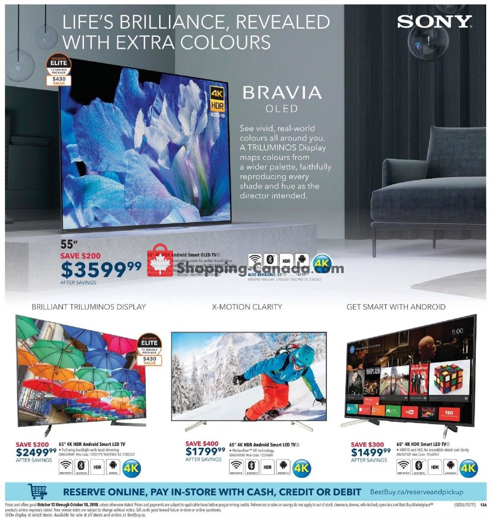 Best Buy flyer from Friday October 12, 2018 to Thursday October 18, 2018 - page 36