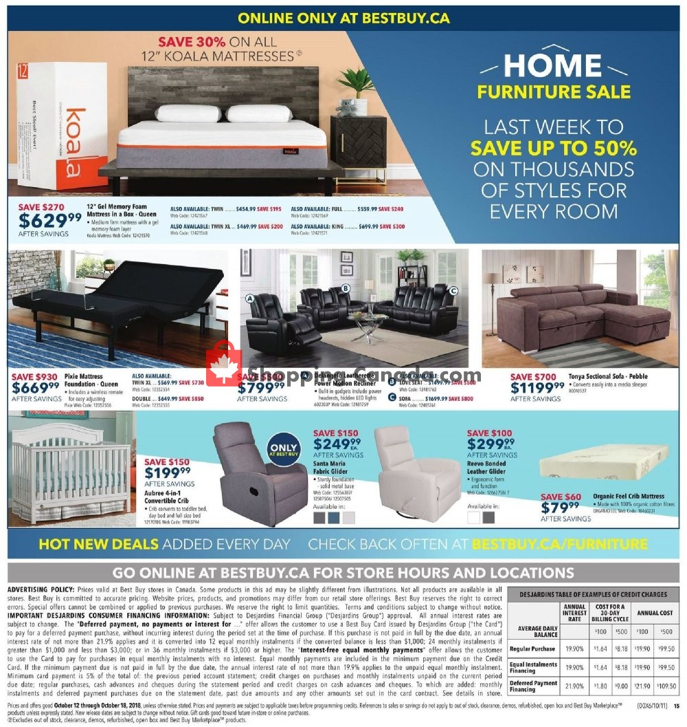 Best Buy flyer from Friday October 12, 2018 to Thursday October 18, 2018 - page 39