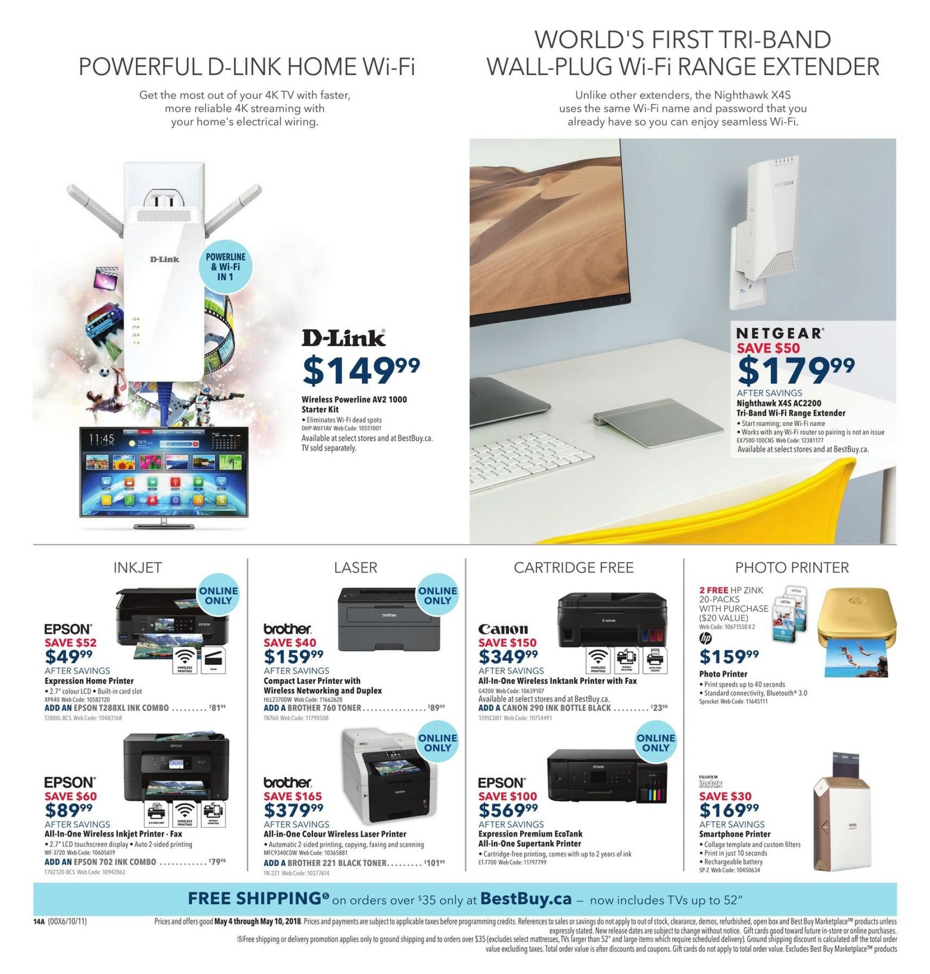 Best Buy flyer from Friday May 4, 2018 to Thursday May 10, 2018 - page 35