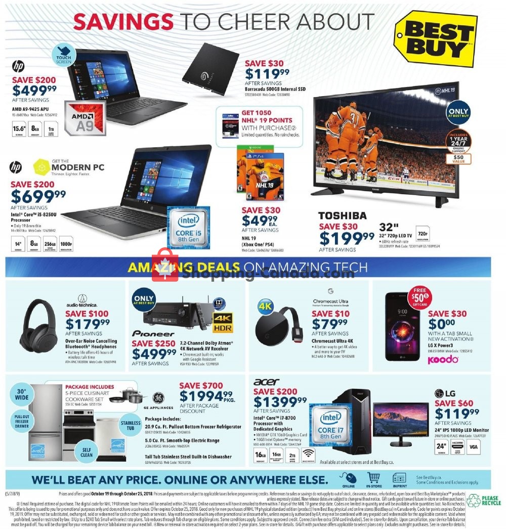 Best Buy flyer from Friday October 19, 2018 to Thursday October 25, 2018 - page 2