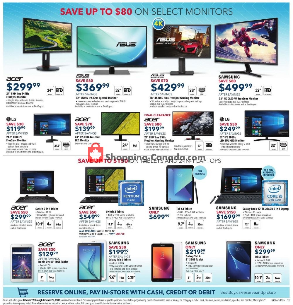 Best Buy flyer from Friday October 19, 2018 to Thursday October 25, 2018 - page 25