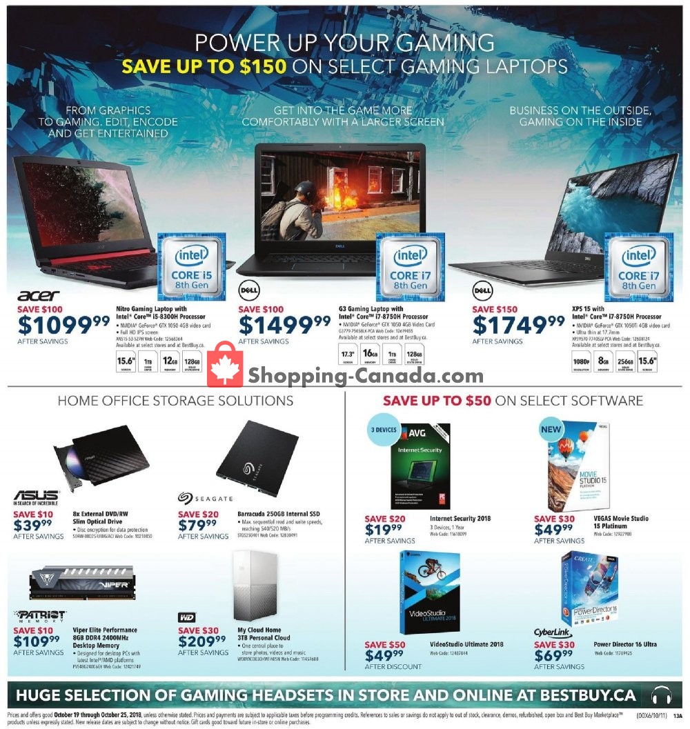 Best Buy flyer from Friday October 19, 2018 to Thursday October 25, 2018 - page 29