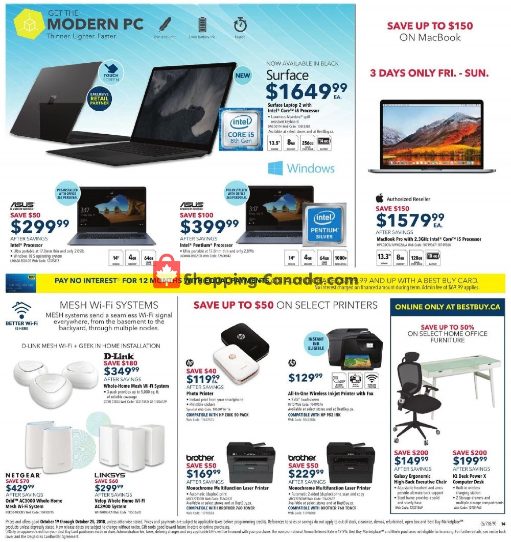 Best Buy flyer from Friday October 19, 2018 to Thursday October 25, 2018 - page 30