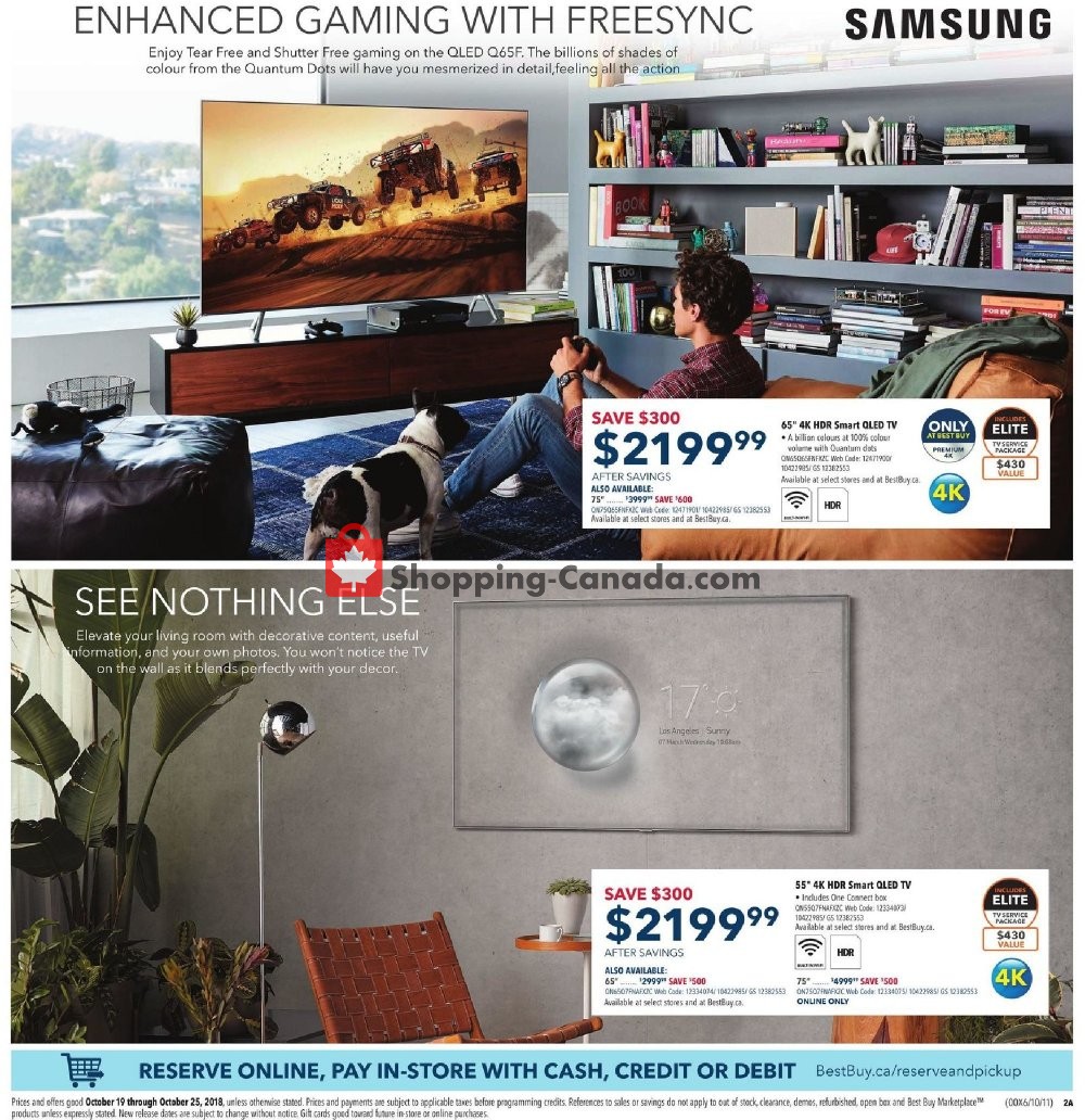 Best Buy flyer from Friday October 19, 2018 to Thursday October 25, 2018 - page 4
