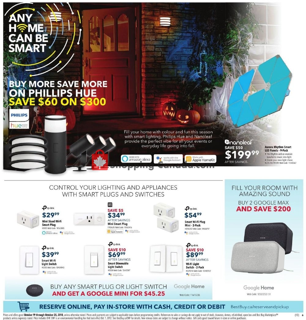 Best Buy flyer from Friday October 19, 2018 to Thursday October 25, 2018 - page 10