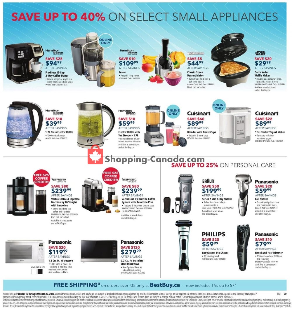 Best Buy flyer from Friday October 19, 2018 to Thursday October 25, 2018 - page 19