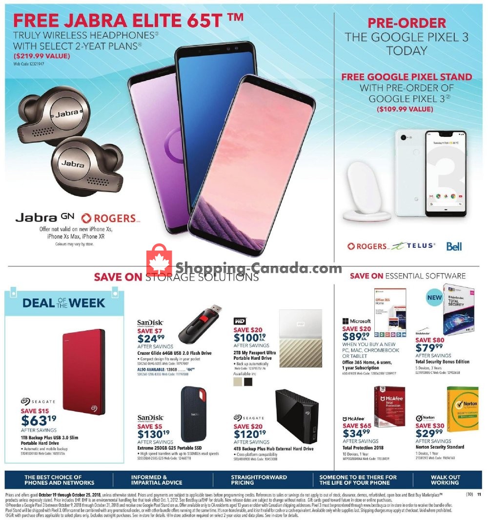 Best Buy flyer from Friday October 19, 2018 to Thursday October 25, 2018 - page 22