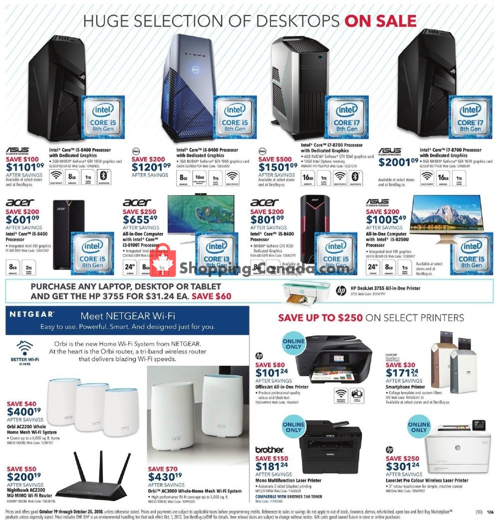 Best Buy flyer from Friday October 19, 2018 to Thursday October 25, 2018 - page 25