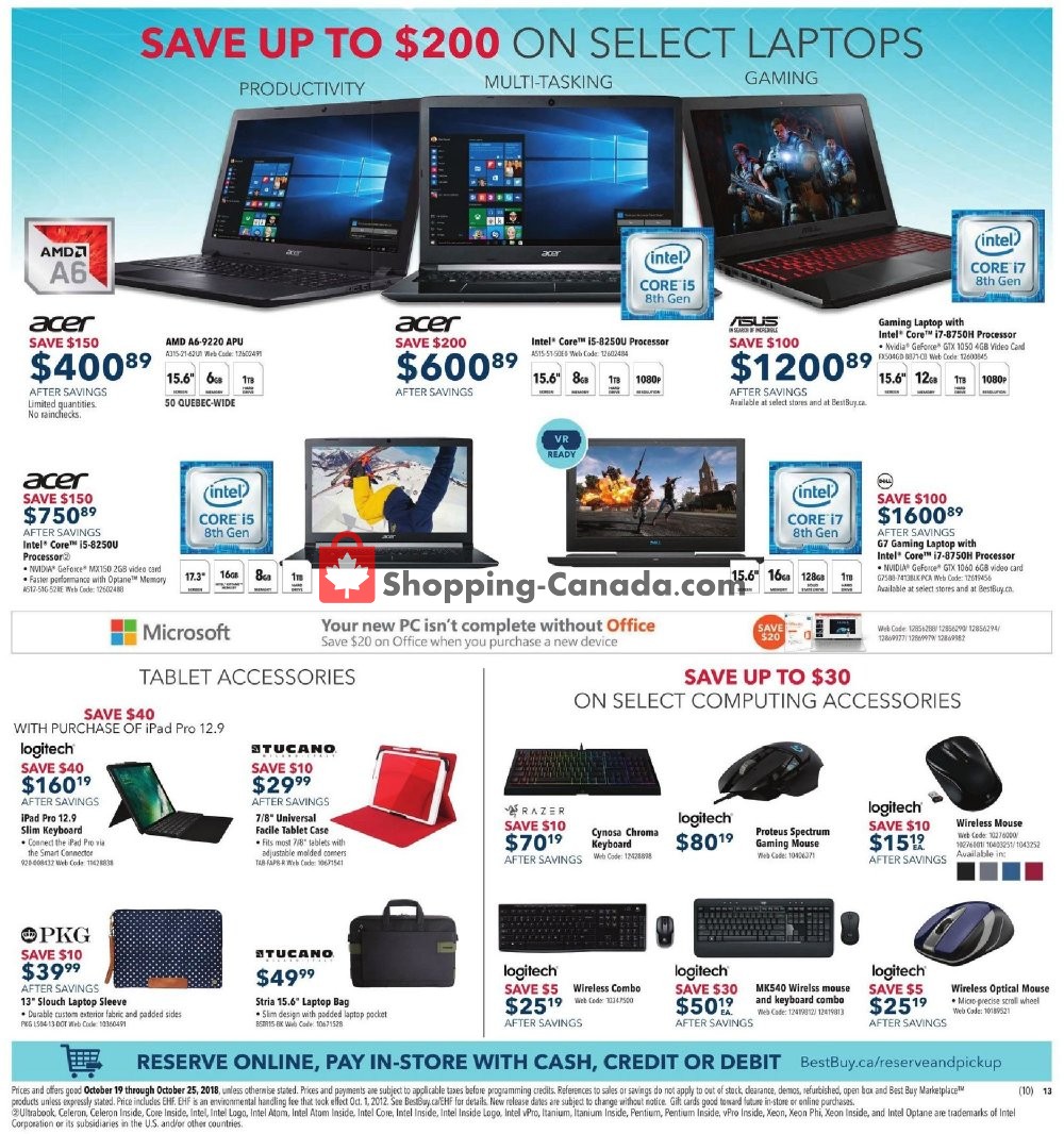 Best Buy flyer from Friday October 19, 2018 to Thursday October 25, 2018 - page 27