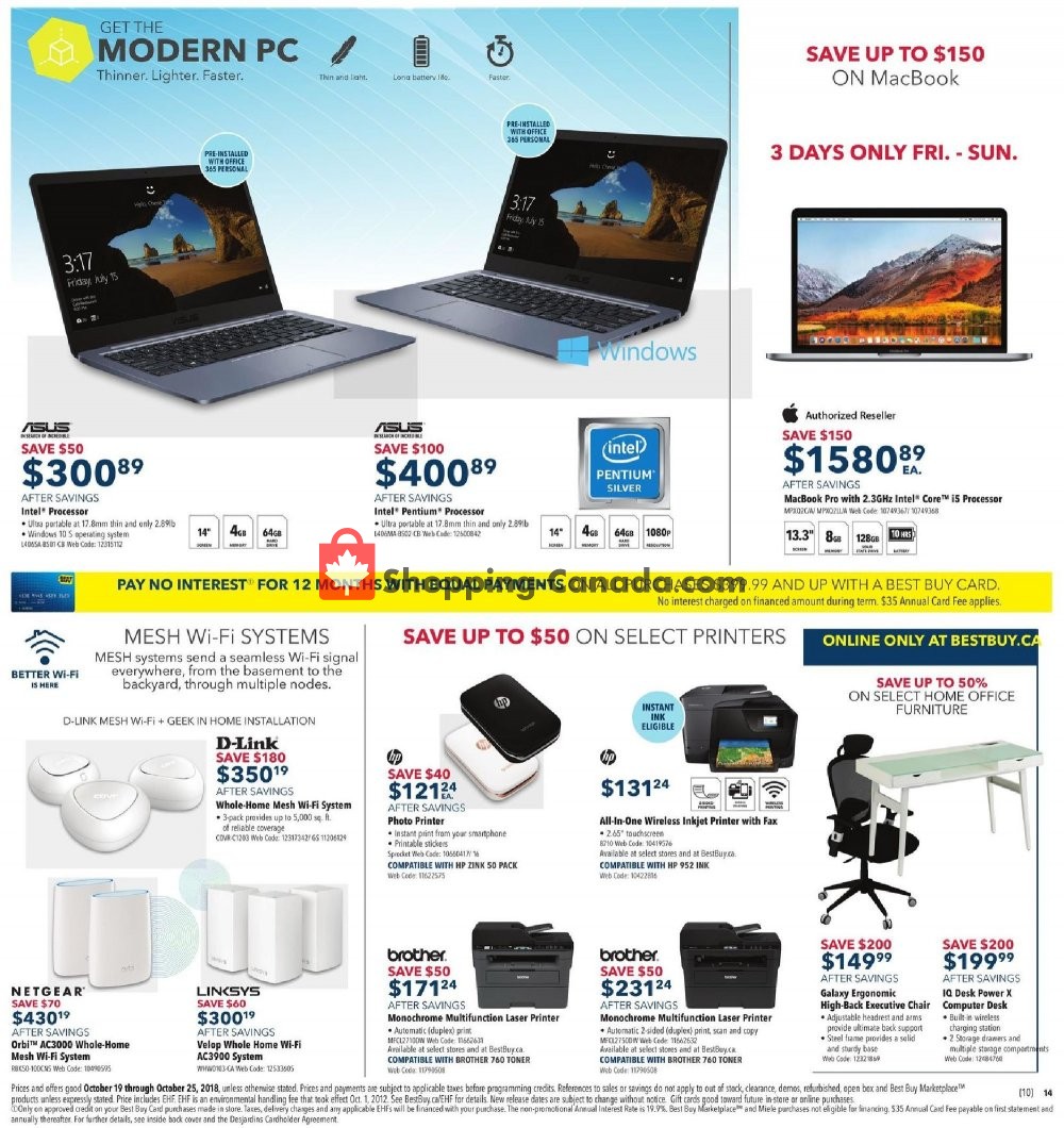 Best Buy flyer from Friday October 19, 2018 to Thursday October 25, 2018 - page 29