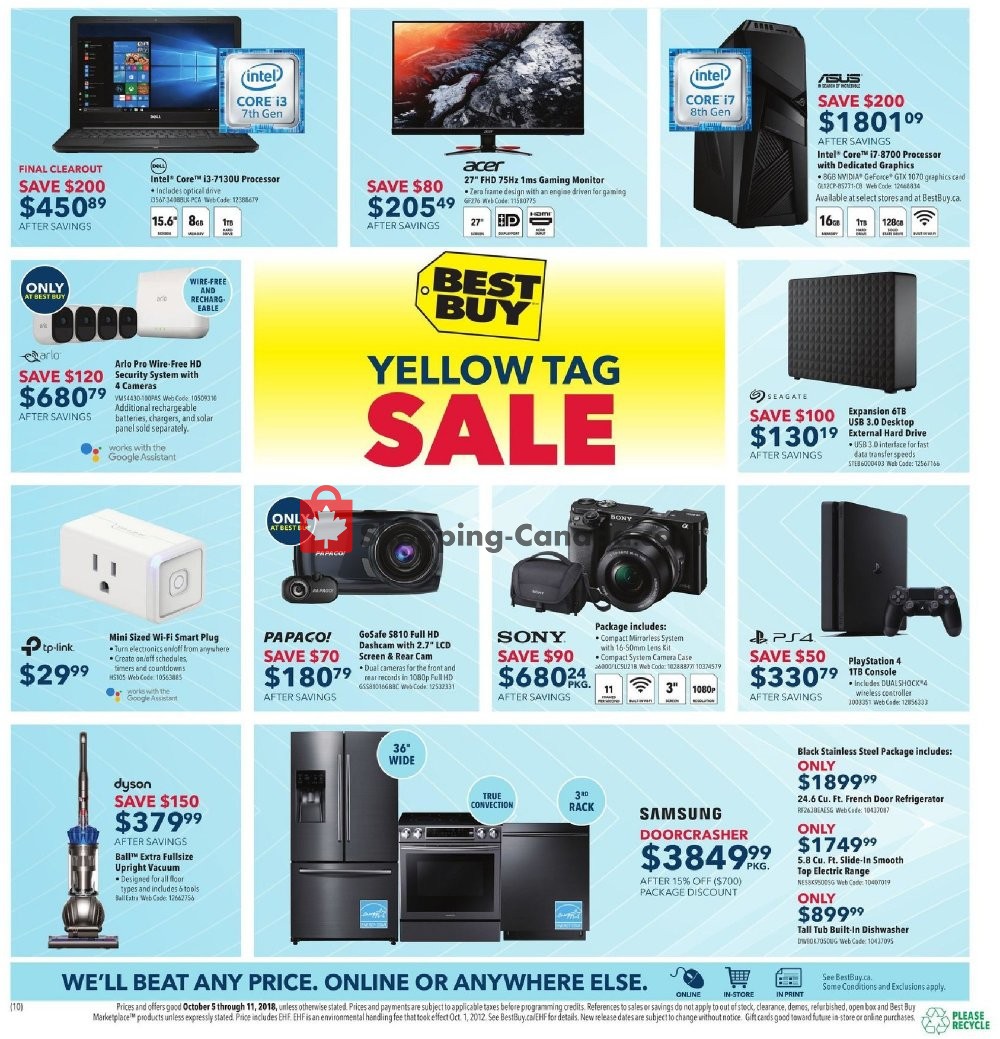 Best Buy flyer from Friday October 5, 2018 to Thursday October 11, 2018 - page 2
