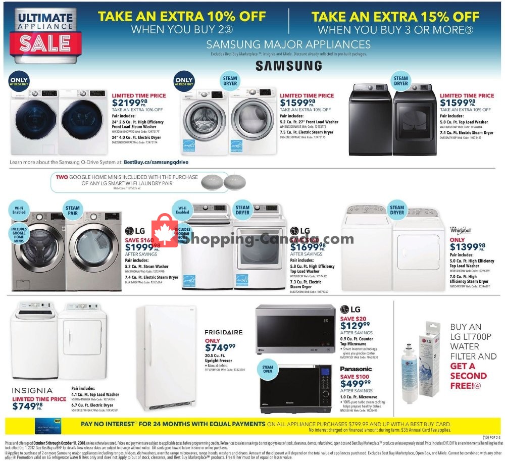 Best Buy flyer from Friday October 5, 2018 to Thursday October 11, 2018 - page 22