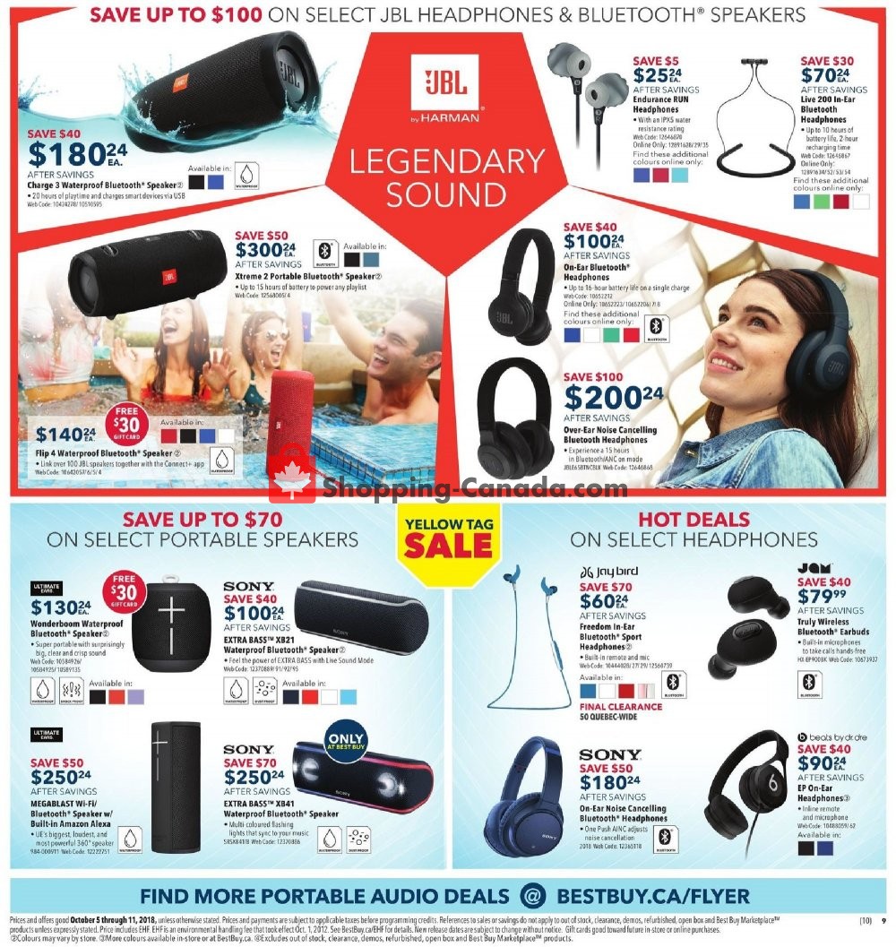 Best Buy flyer from Friday October 5, 2018 to Thursday October 11, 2018 - page 24