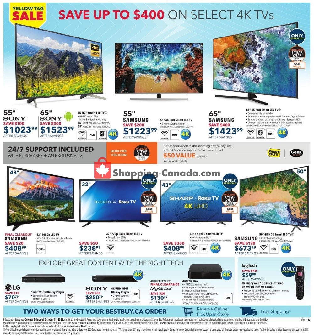 Best Buy flyer from Friday October 5, 2018 to Thursday October 11, 2018 - page 29