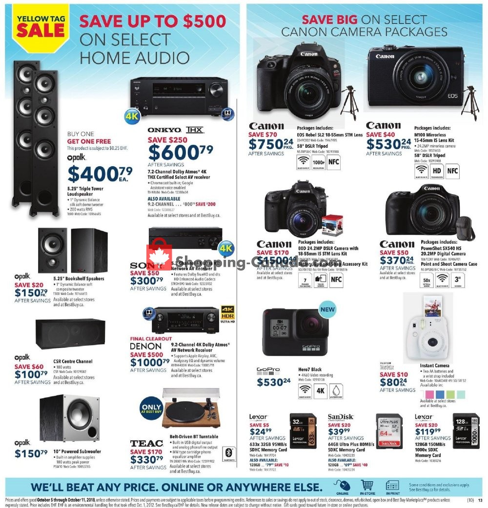 Best Buy flyer from Friday October 5, 2018 to Thursday October 11, 2018 - page 31