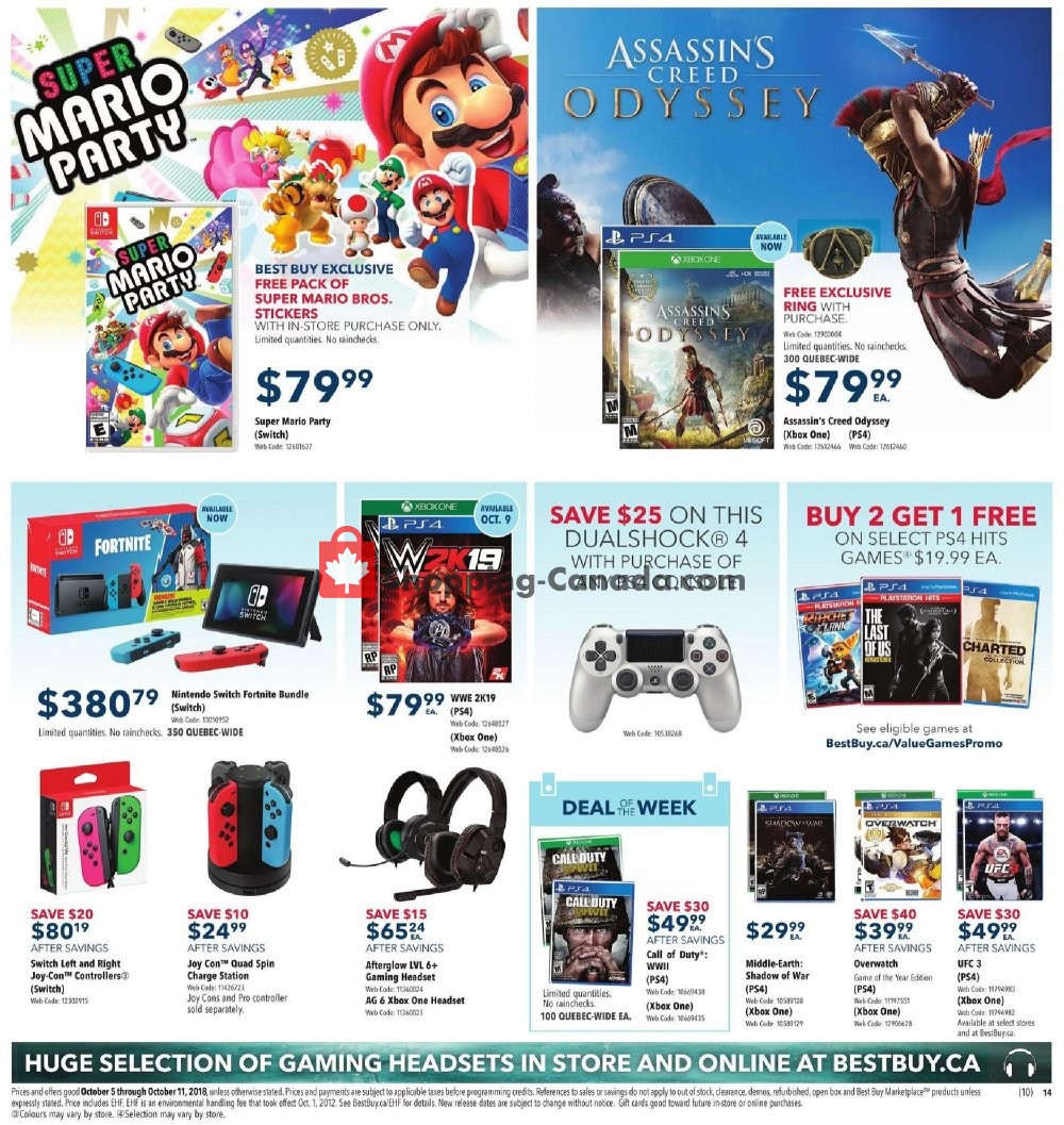 Best Buy flyer from Friday October 5, 2018 to Thursday October 11, 2018 - page 33