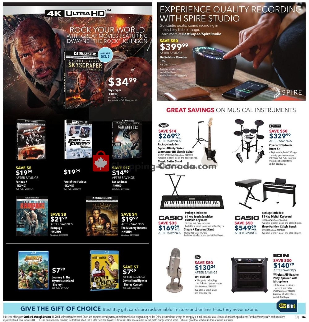 Best Buy flyer from Friday October 5, 2018 to Thursday October 11, 2018 - page 34