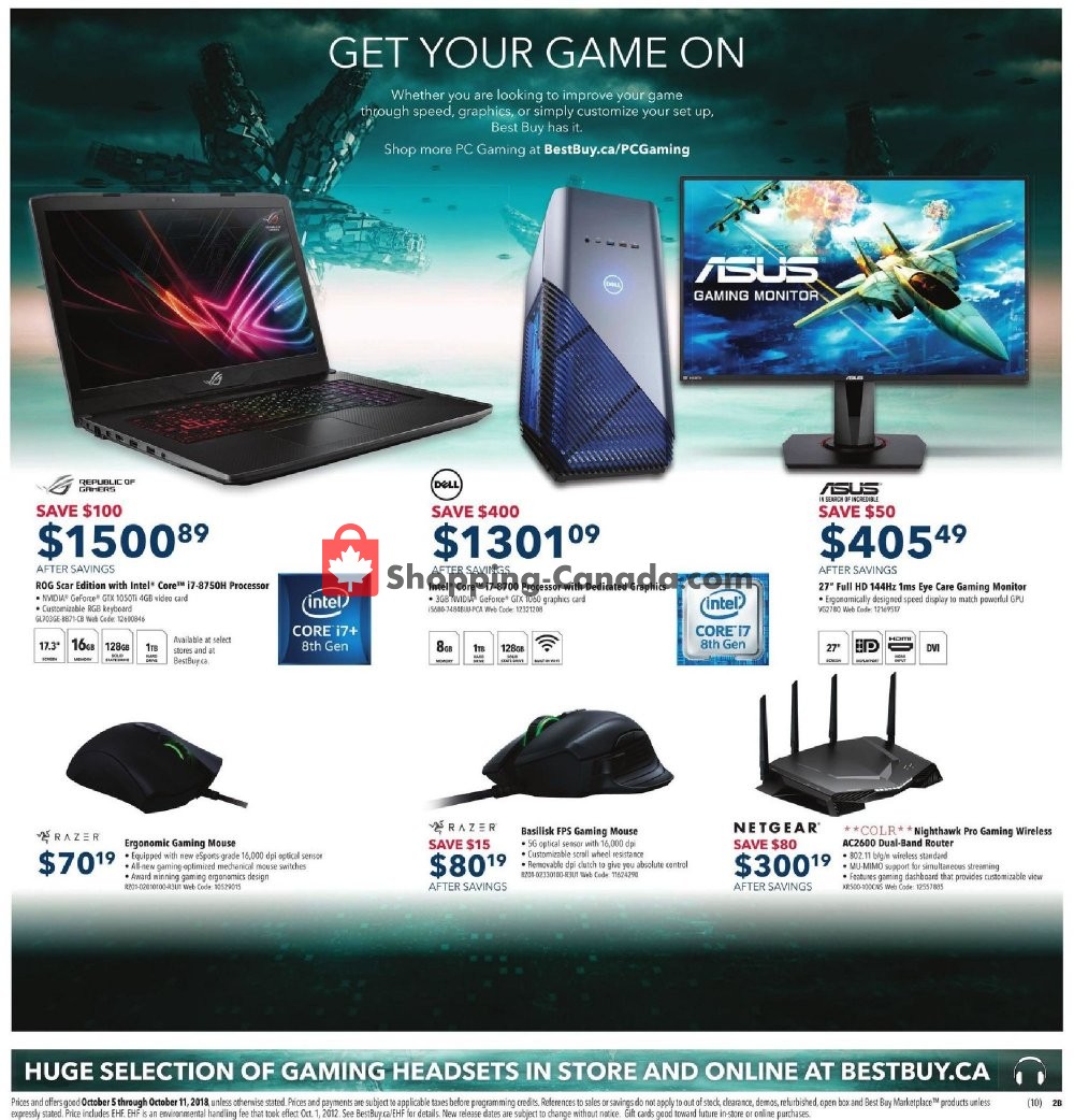 Best Buy flyer from Friday October 5, 2018 to Thursday October 11, 2018 - page 5