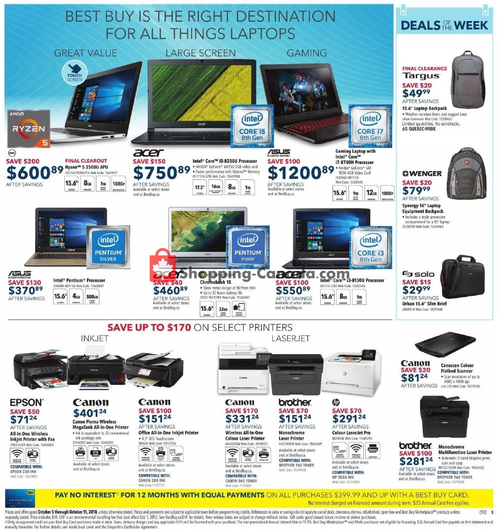 Best Buy flyer from Friday October 5, 2018 to Thursday October 11, 2018 - page 6