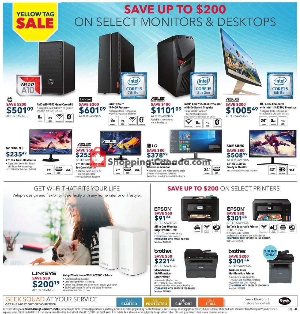 Best Buy flyer from Friday October 5, 2018 to Thursday October 11, 2018 - page 9