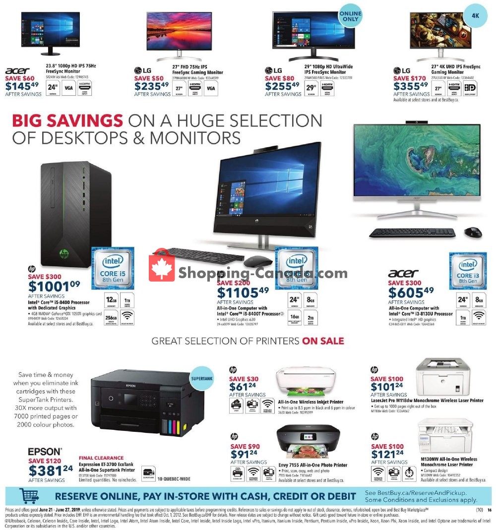 Best Buy flyer from Friday June 21, 2019 to Thursday June 27, 2019 - page 30