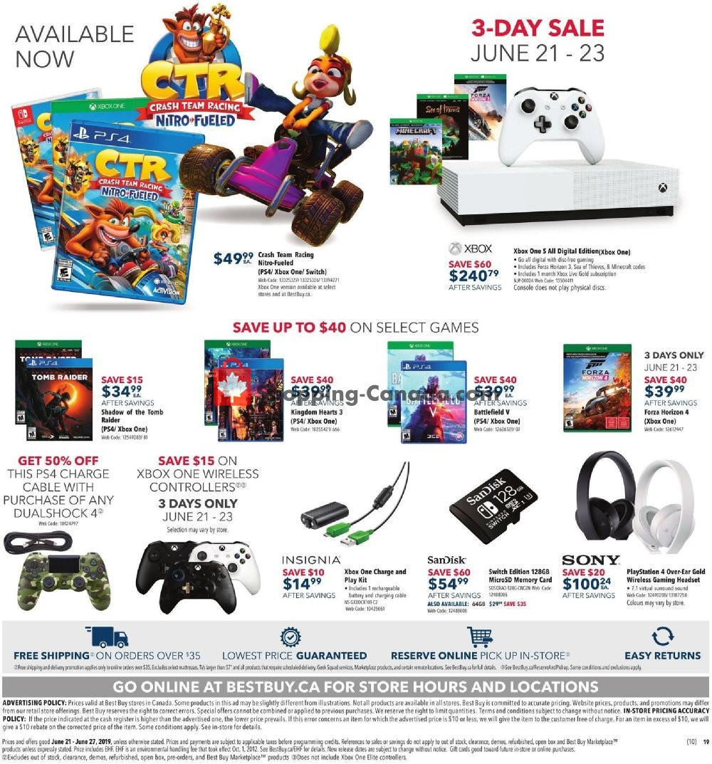 Best Buy flyer from Friday June 21, 2019 to Thursday June 27, 2019 - page 36