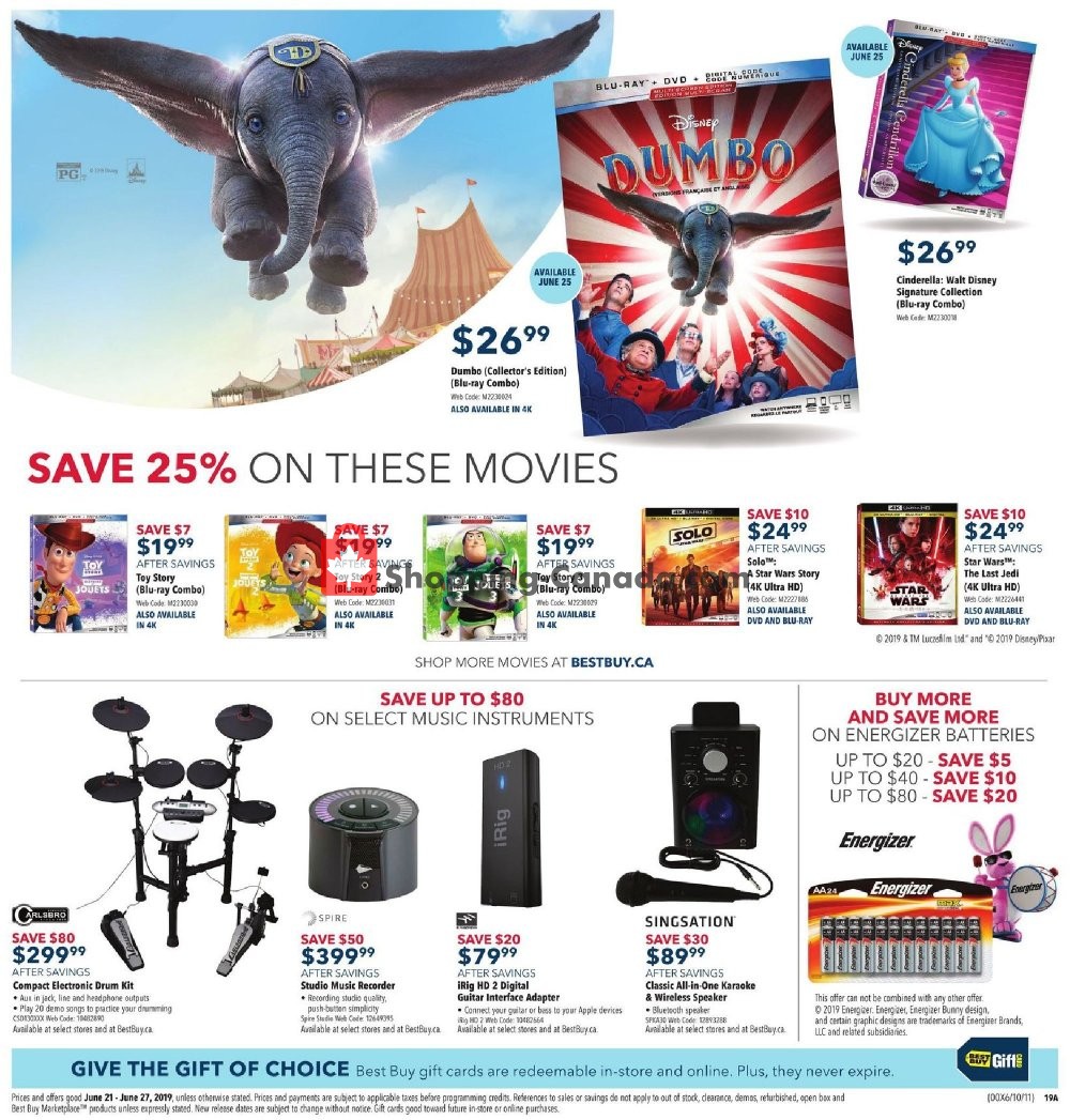 Best Buy flyer from Friday June 21, 2019 to Thursday June 27, 2019 - page 37