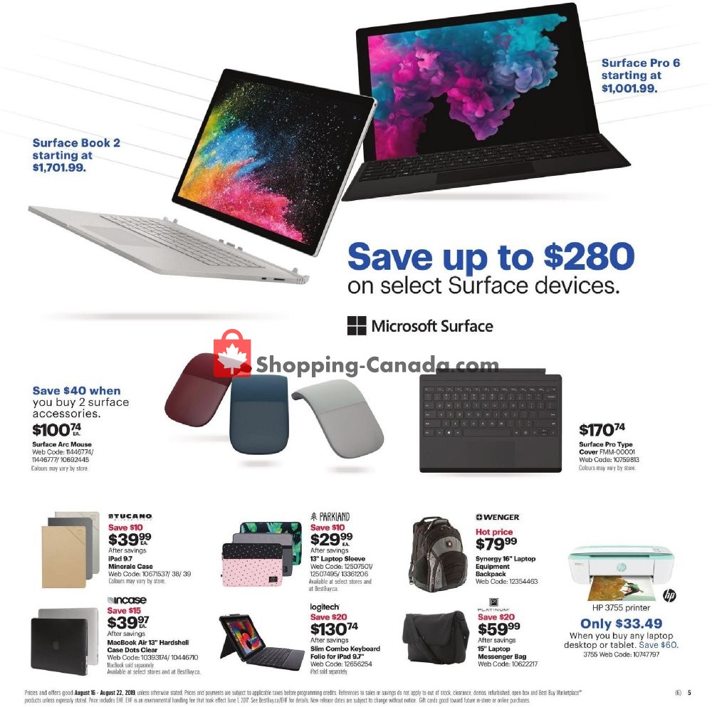 Best Buy flyer from Friday August 16, 2019 to Thursday August 22, 2019 - page 10