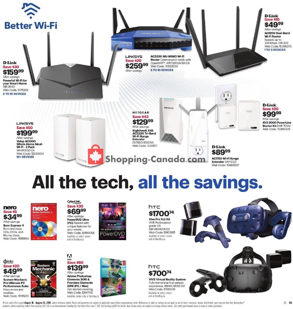 Best Buy flyer from Friday August 16, 2019 to Thursday August 22, 2019 - page 16