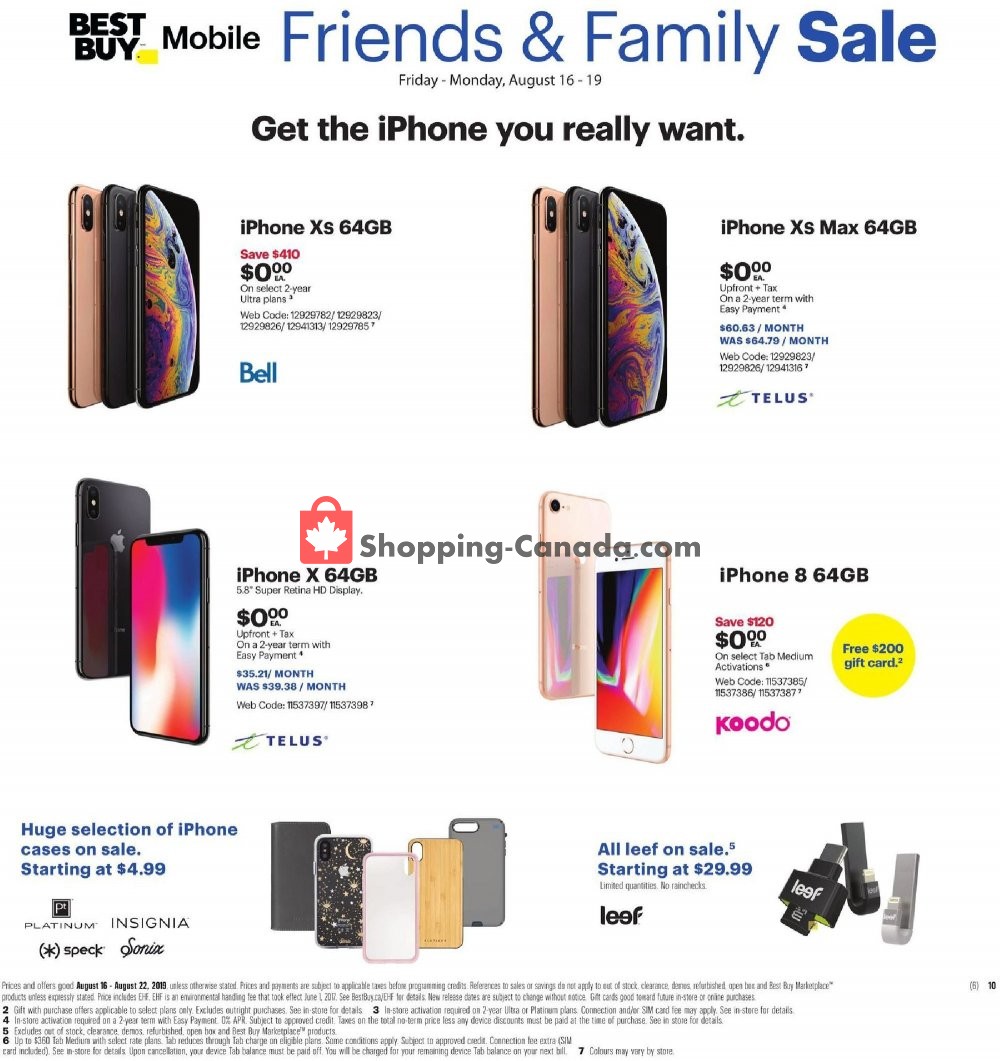 Best Buy flyer from Friday August 16, 2019 to Thursday August 22, 2019 - page 19