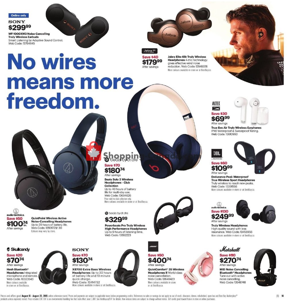 Best Buy flyer from Friday August 16, 2019 to Thursday August 22, 2019 - page 25