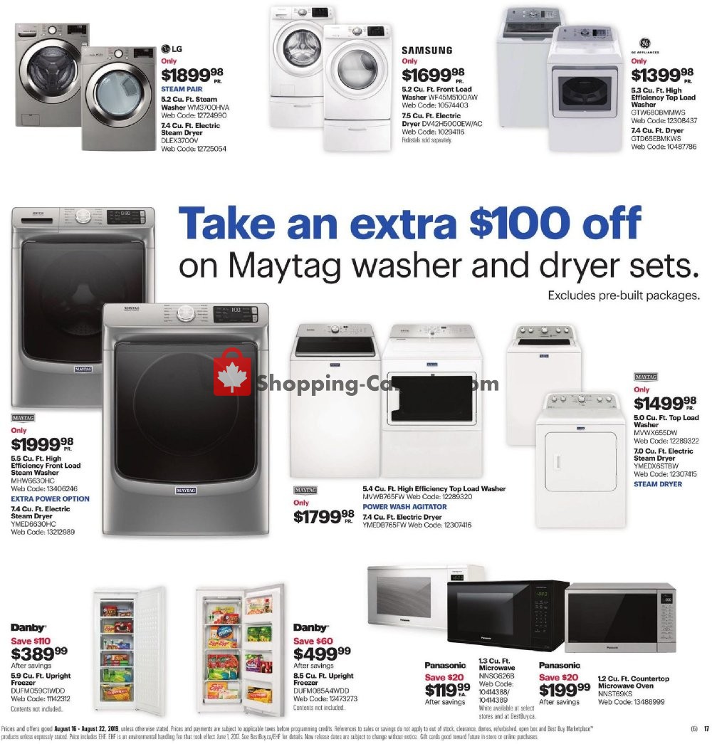 Best Buy flyer from Friday August 16, 2019 to Thursday August 22, 2019 - page 31