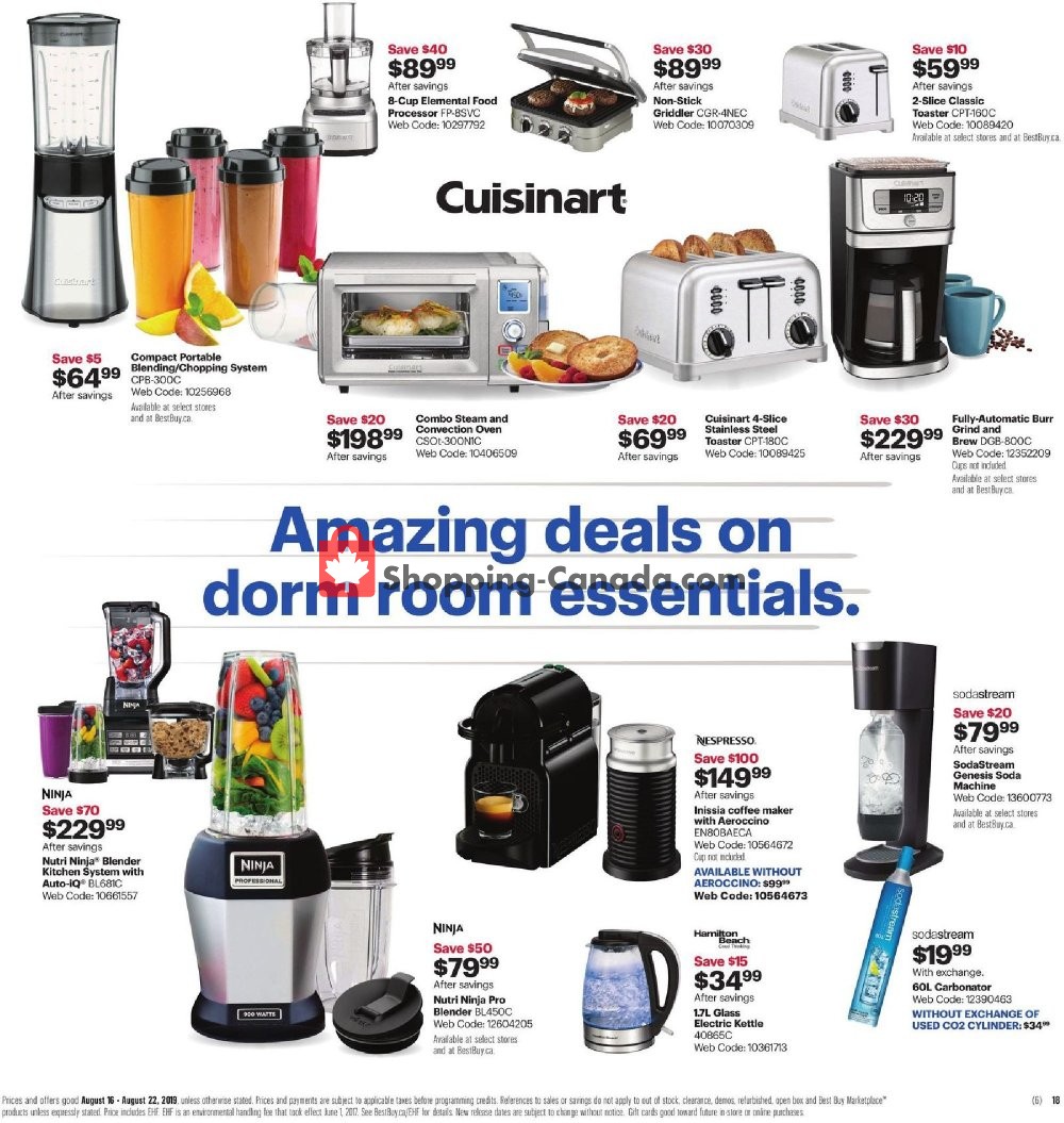 Best Buy flyer from Friday August 16, 2019 to Thursday August 22, 2019 - page 32