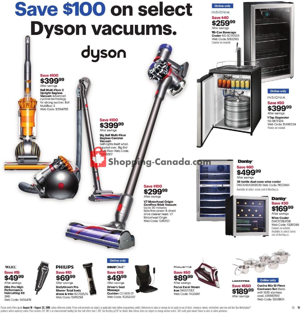 Best Buy flyer from Friday August 16, 2019 to Thursday August 22, 2019 - page 33