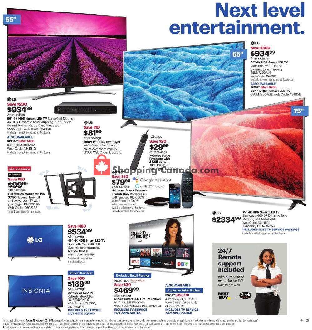 Best Buy flyer from Friday August 16, 2019 to Thursday August 22, 2019 - page 35