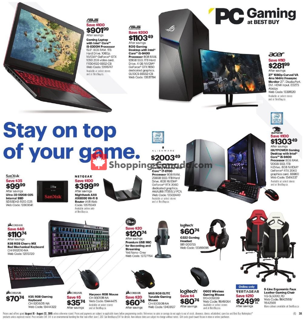 Best Buy flyer from Friday August 16, 2019 to Thursday August 22, 2019 - page 8