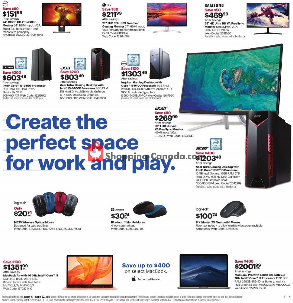 Best Buy flyer from Friday August 16, 2019 to Thursday August 22, 2019 - page 9
