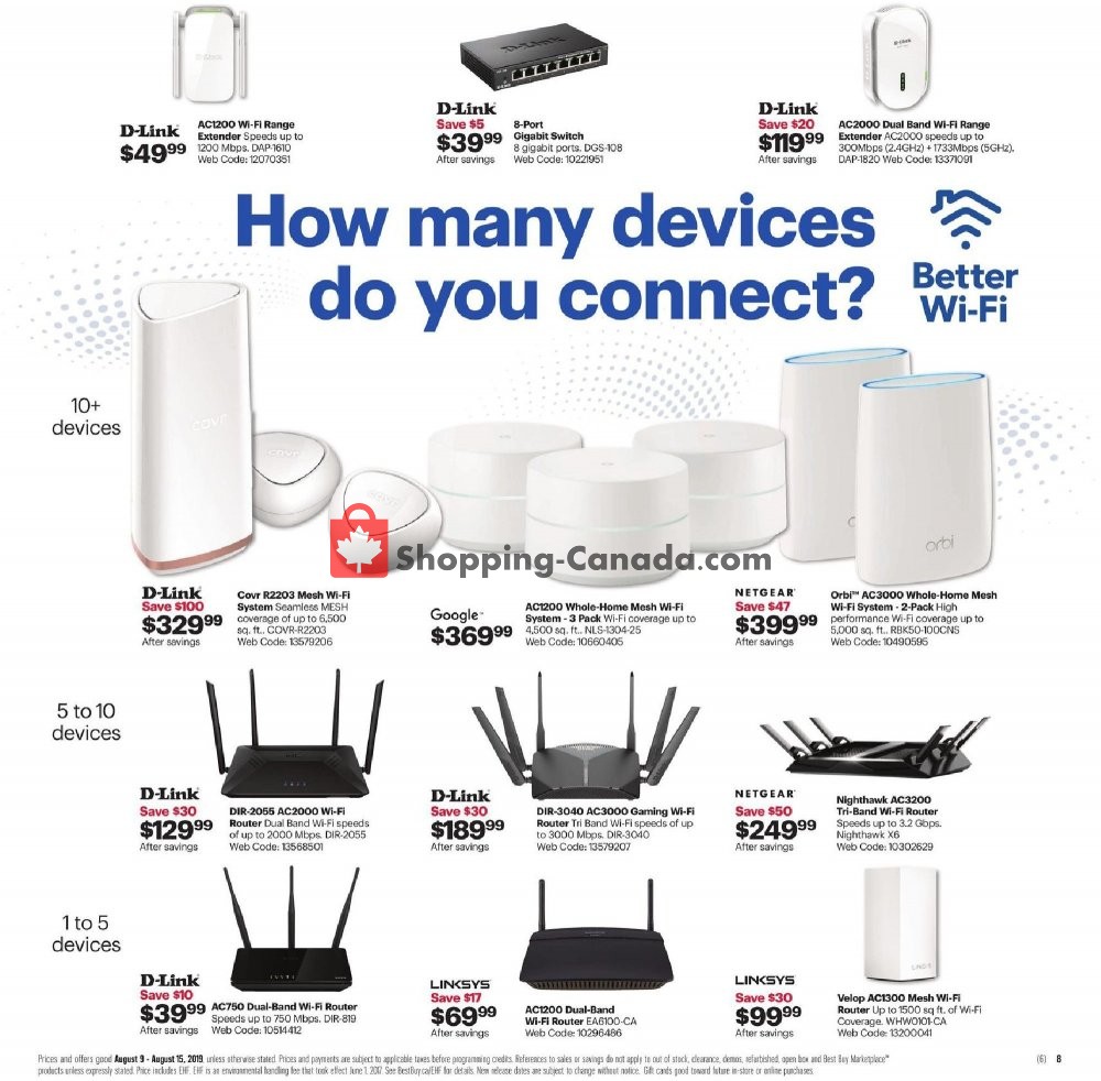Best Buy flyer from Friday August 9, 2019 to Thursday August 15, 2019 - page 14