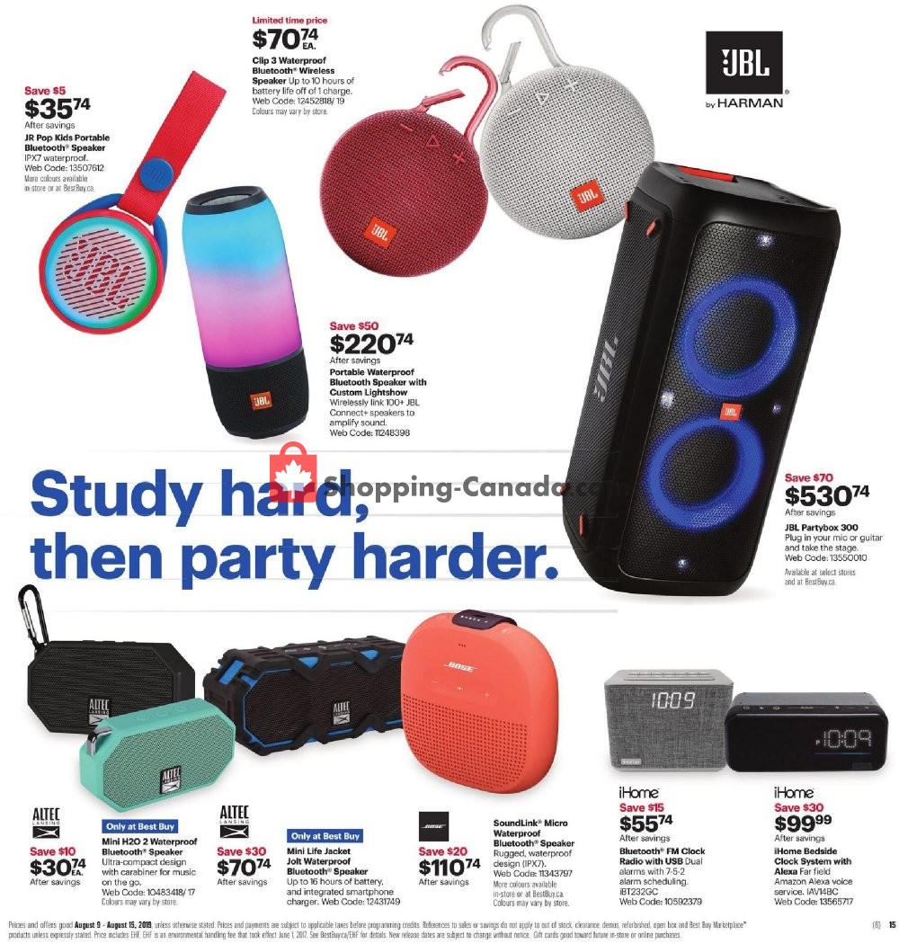 Best Buy flyer from Friday August 9, 2019 to Thursday August 15, 2019 - page 29
