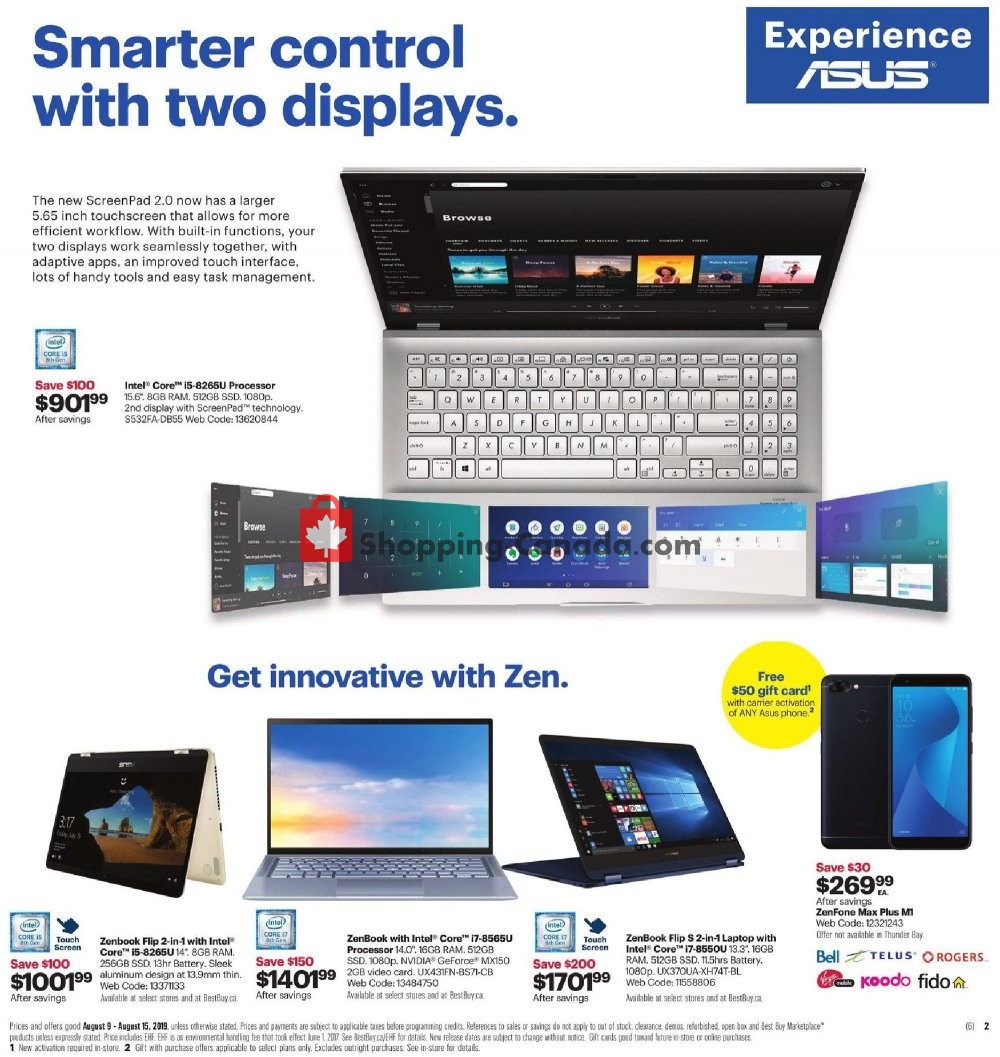 Best Buy flyer from Friday August 9, 2019 to Thursday August 15, 2019 - page 4